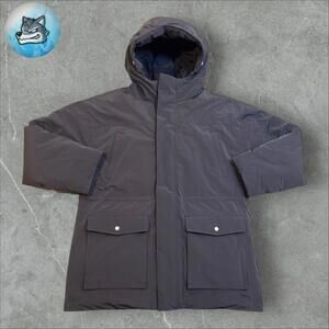 New Jordan Air Loose Fit Women's Down‎ Parka Hooded Jacket Med Black FB5085-010